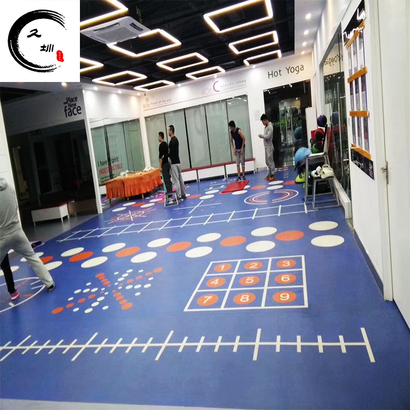 石家莊健身房私教中心360定制地板膠批發(fā)價(jià)格